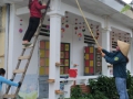 Công tác vệ sinh môi trường và sơn sửa lại phòng lớp học trong thời gian nghỉ hè 2023