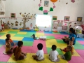 Hoạt động văn học của các bé nhóm trẻ 25 – 36 tháng B trường chính